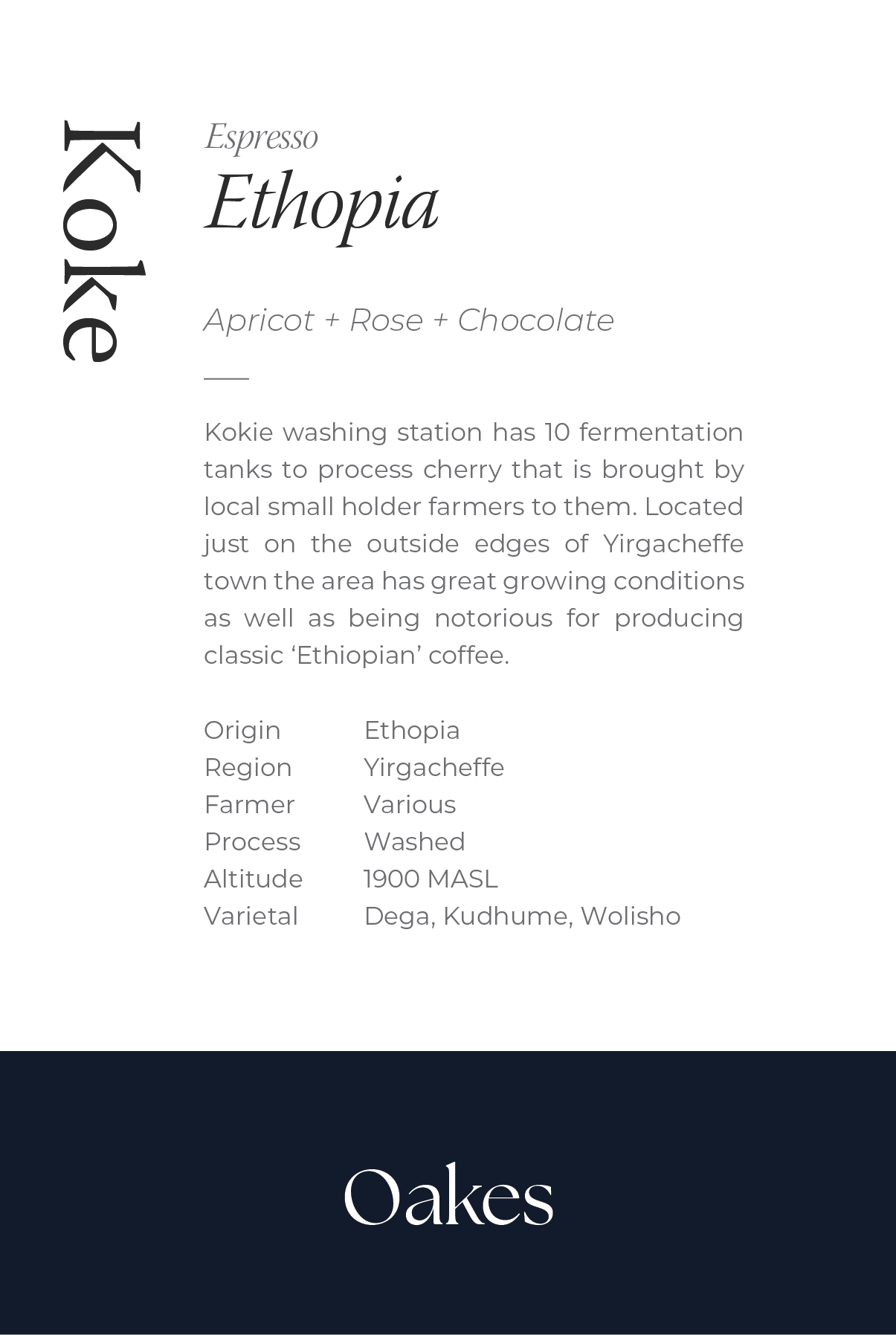 Ethopia - Koke